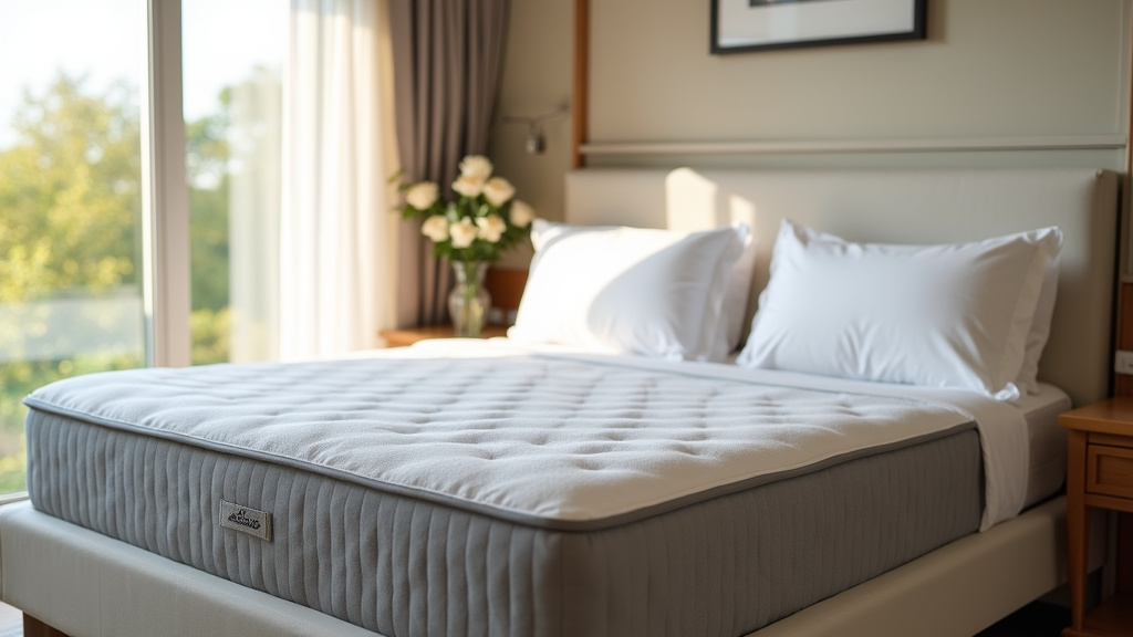 Matelas Hypnia Bien-être Suprême dans une chambre contemporaine avec mobilier design