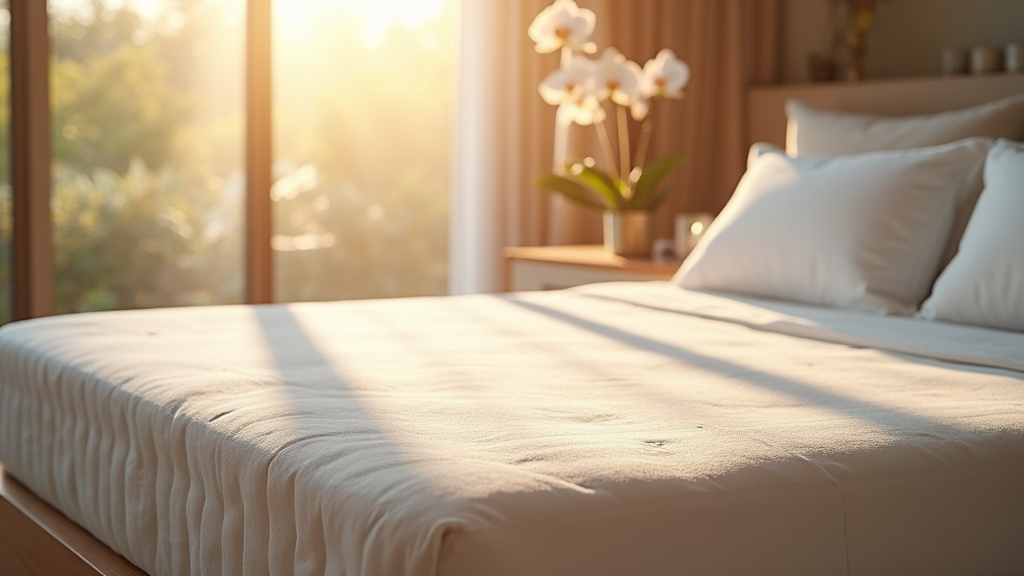 Matelas Hypnia Bien-être Suprême dans une chambre élégante avec literie de qualité